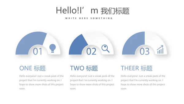 蓝色医疗分析报告动态PPT