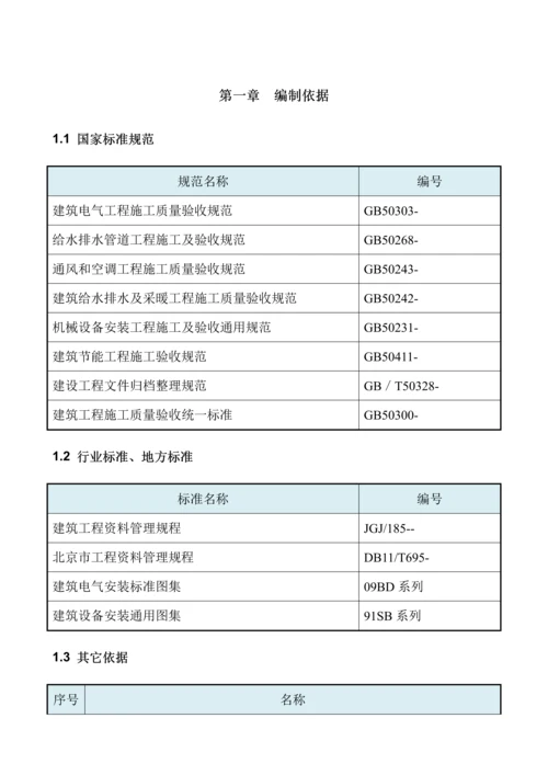 机电综合项目工程质量专业策划书.docx