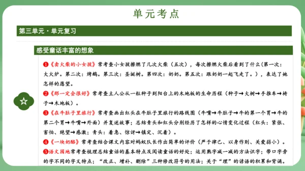 统编版2024三年级语文上册第三单元复习   课件