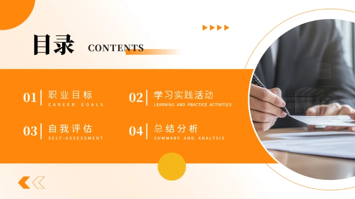 工商管理专业大学生求职个人能力综合展示职业生涯规划通用PPT