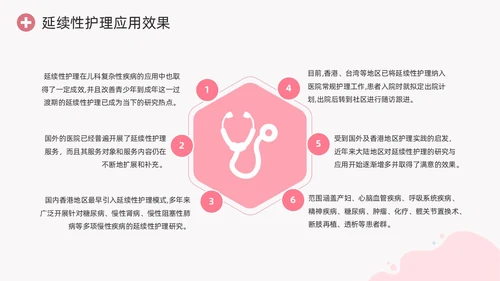 粉色卡通扁平插画延续性护理服务医护培训动态PPT