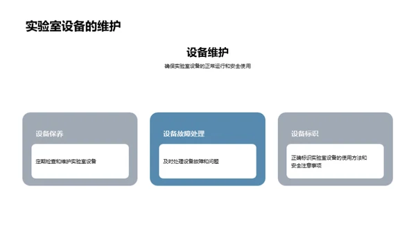 化学实验室安全至上