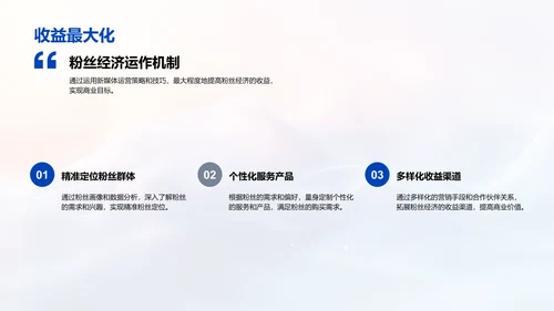 粉丝经济运营PPT模板