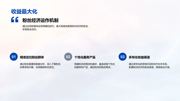 粉丝经济运营PPT模板