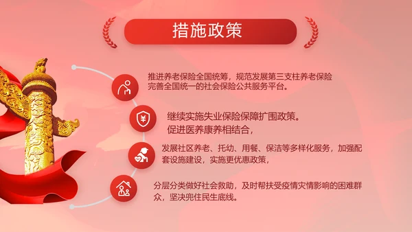 红色大气基层党建廉政述职报告PPT