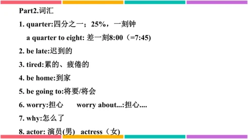 【外研版（一年级起点）】五年级下册 Module7 同步知识梳理课件