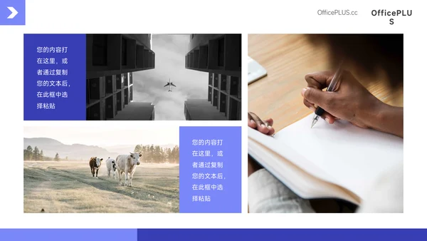 紫色杂志风图文商业项目计划书PPT模板