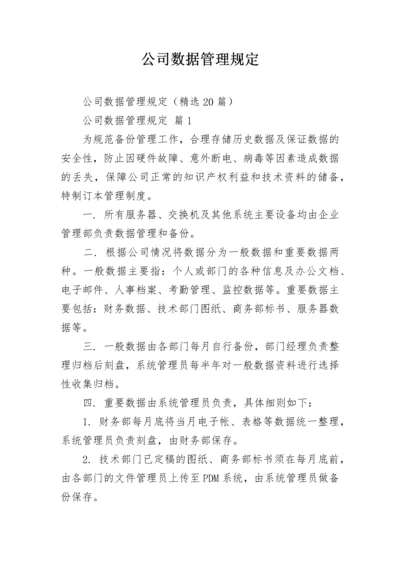 公司数据管理规定.docx