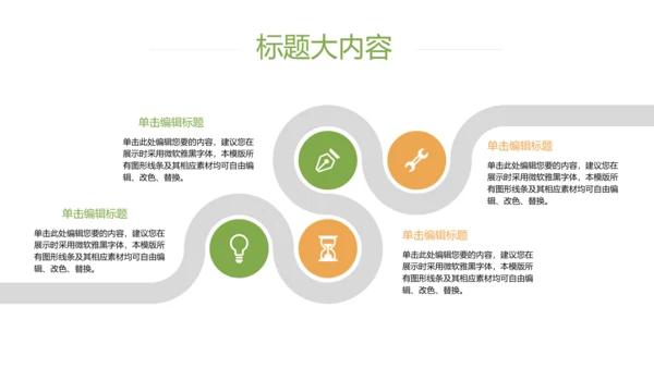 创意手绘餐饮美食动态PPT模板D