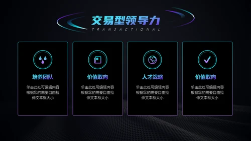企业管理培训领导力课程通用PPT模板
