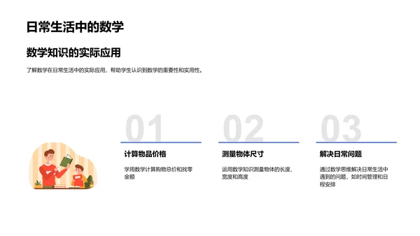 四年级数学课教学PPT模板