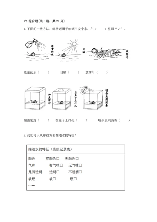 教科版一年级下册科学期末测试卷及解析答案.docx