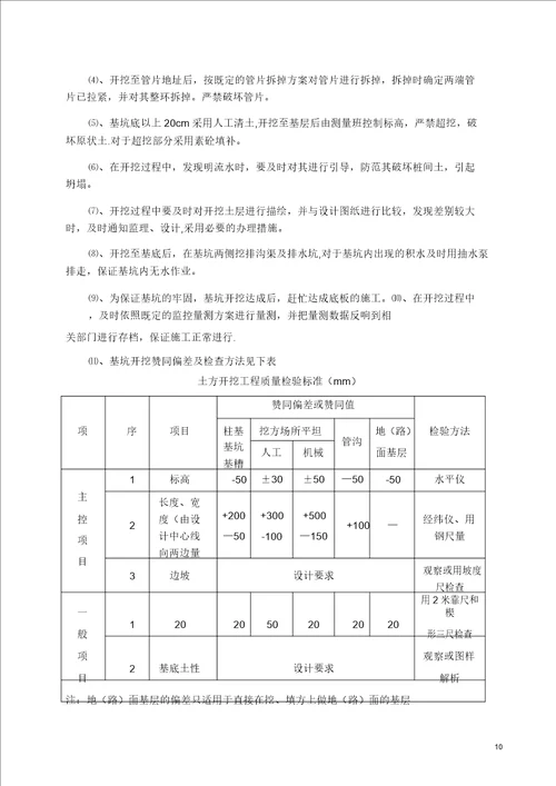 三元桥站土方开挖施工方案