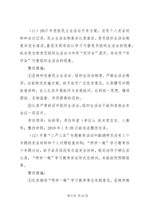 供销社党组关于落实市委第五巡察组反馈意见整改方案.docx