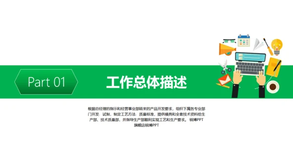 工作计划总结报告通用PPT模板