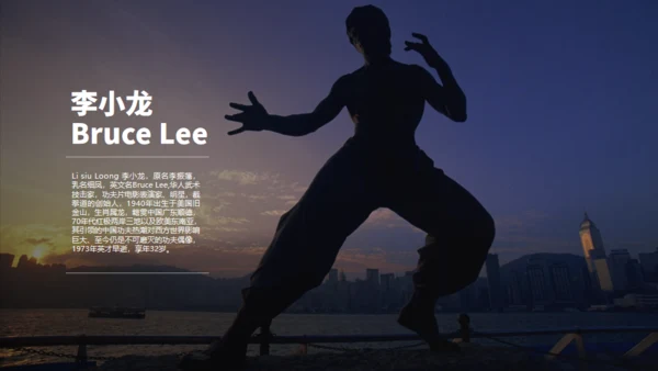 我的香港记忆电子相册通用PPT模板