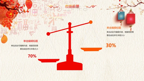2019中国风水彩风格年会庆典颁奖盛典PPT模板