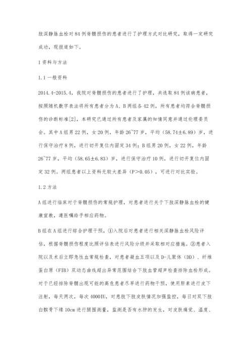 脊髓损伤患者下肢深静脉血栓形成的护理干预.docx