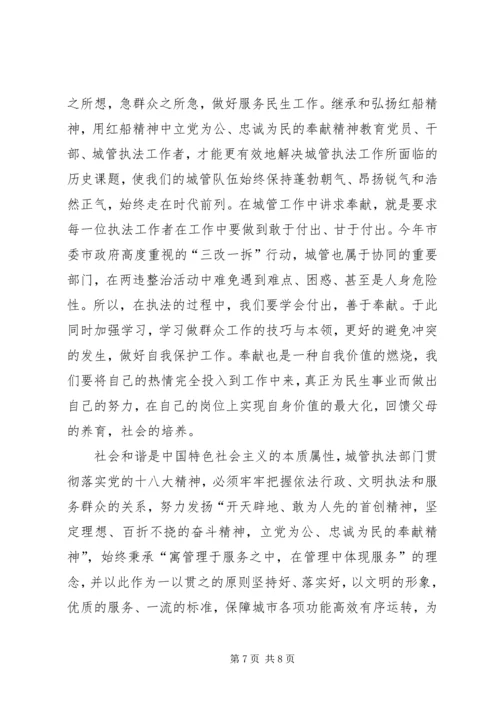 学习红船精神心得体会20XX年.docx