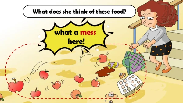外研社六下 Module4 Unit2 The apples are falling down
