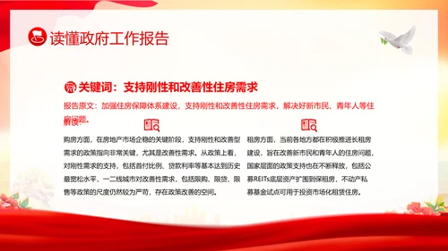 学习全国两会工作报告全国两会政府工作报告PPT课件