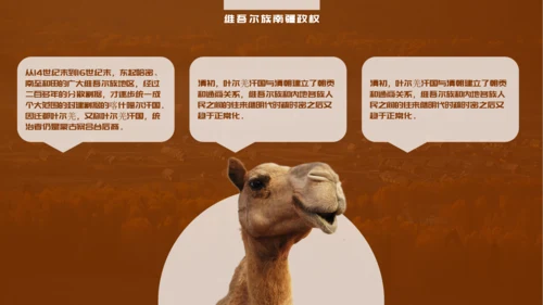 少数民族民俗文化之维吾尔族知识PPT模板