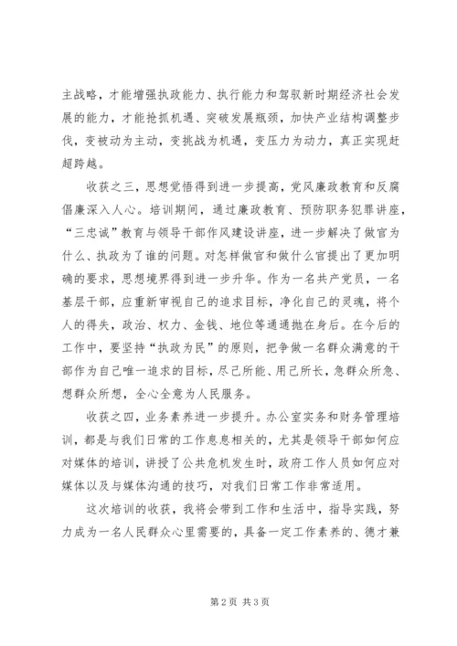 乡镇领导学习工作体会.docx
