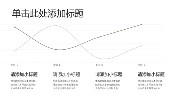 灰色极简风年中述职汇报PPT模板