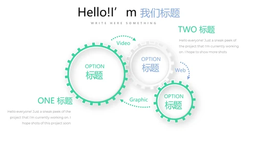 时尚简约医药医疗报告动态PPT