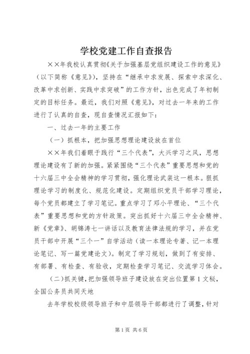 学校党建工作自查报告 (5).docx