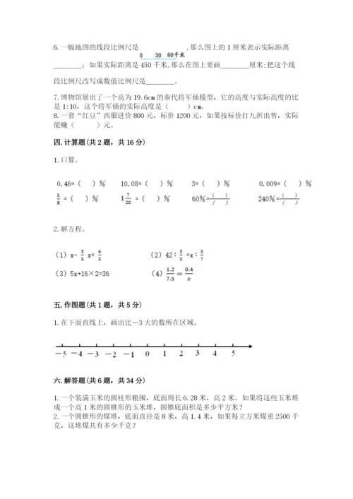 小升初六年级期末试卷（能力提升）word版.docx