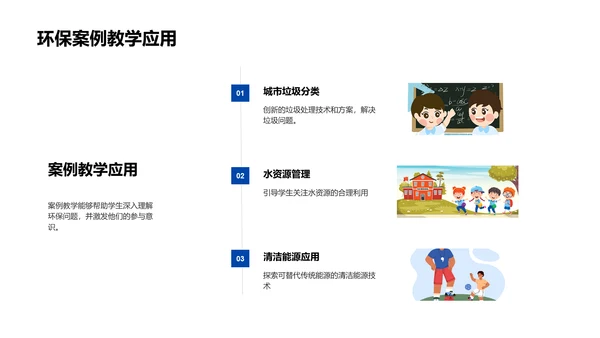 环境保护教学实践PPT模板