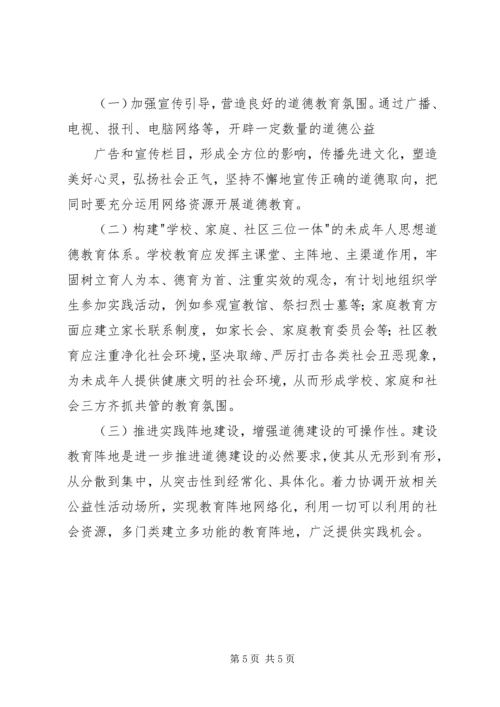 加强青少年思想道德建设的意见和建议_1 (3).docx