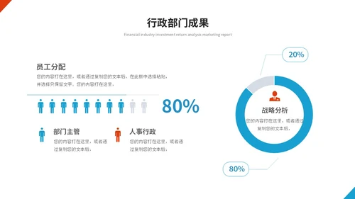 简约红蓝商务项目经理工作总结工作汇报述职报告ppt模板