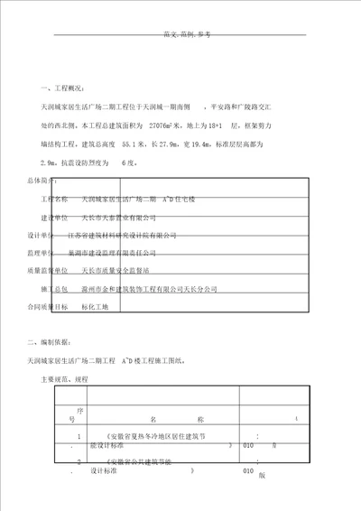 AD楼外墙保温腻子工程施工实施总结方案