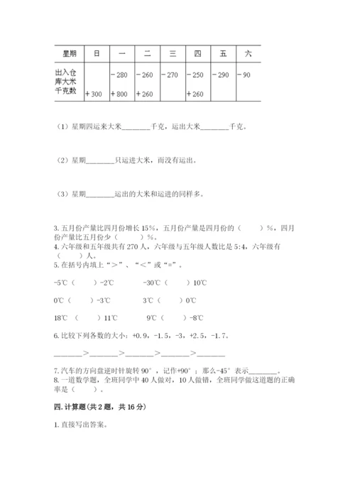 北师大版六年级下册数学 期末检测卷附参考答案【基础题】.docx