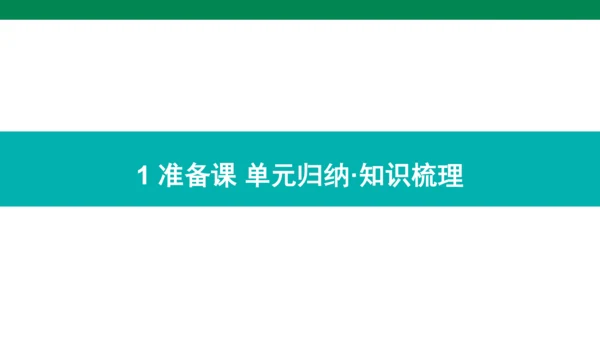 人教版数学一年级上册期中复习 单元归纳 知识梳理(共16张PPT)