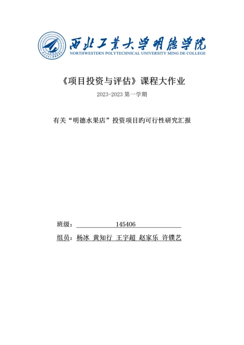 项目评估投资可行性分析.docx