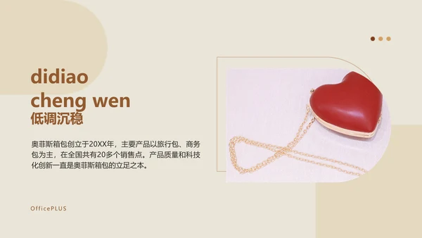 ins简约风服饰箱包品牌推广介绍路演