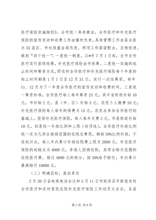 农村合作医疗会议发言稿.docx