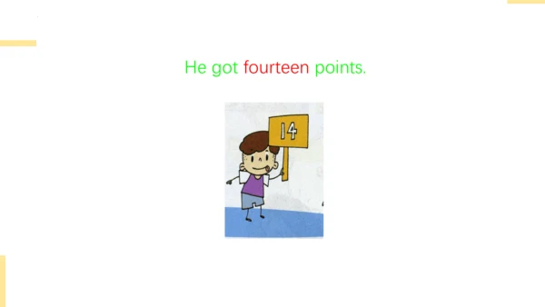 Module 6 Unit 2 They got fifty points.  课件(共26张PPT