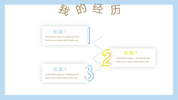 卡通可爱儿童个人简历自我介绍成长档案动态PPT模板