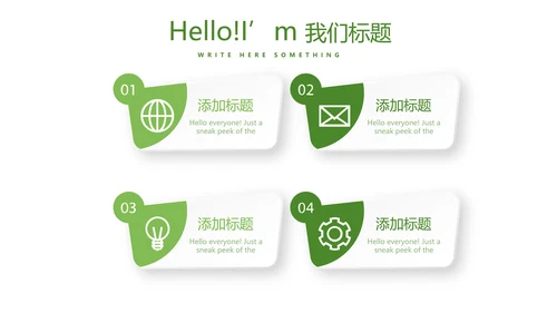 绿色小清新春季护肤宣传动态PPT
