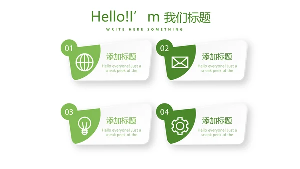 绿色小清新春季护肤宣传动态PPT