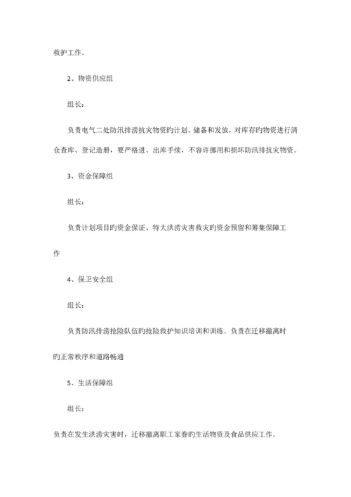 防汛排涝抗灾应急处置方案.docx