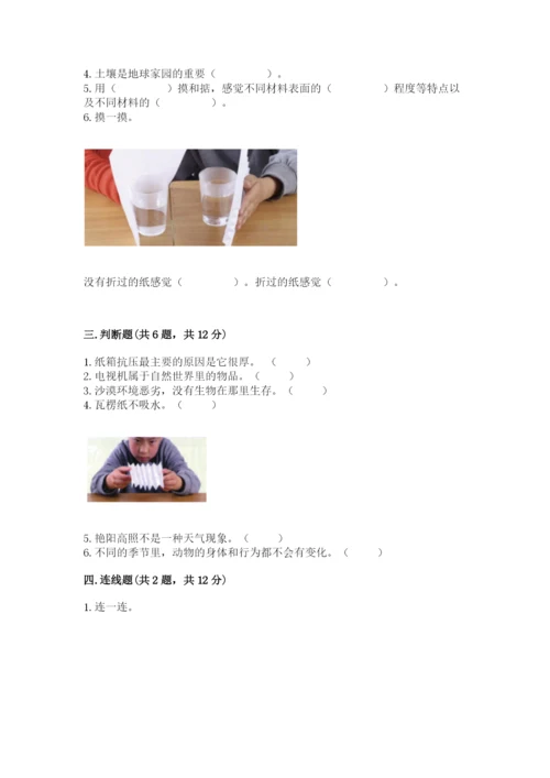 教科版小学二年级上册科学期末测试卷必考题.docx