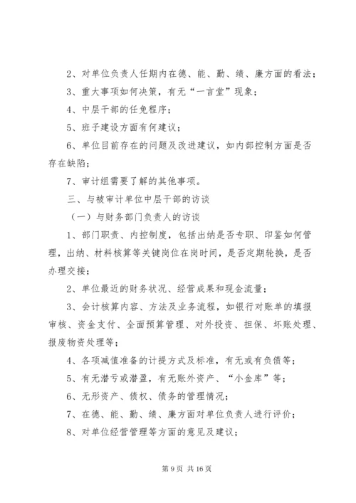 3经济责任审计审计访谈提纲.docx