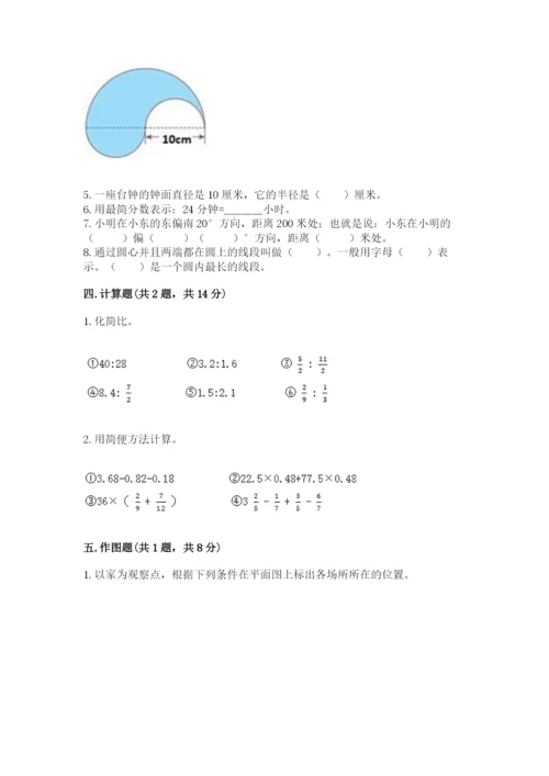 小学数学六年级上册期末测试卷附完整答案【夺冠系列】.docx