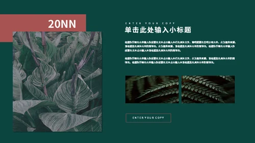 欧洲复古文艺方案通用PPT模板