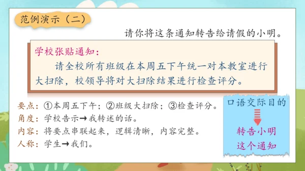 【核心素养】部编版语文四年级下册-第一单元 口语交际：转述（课件）